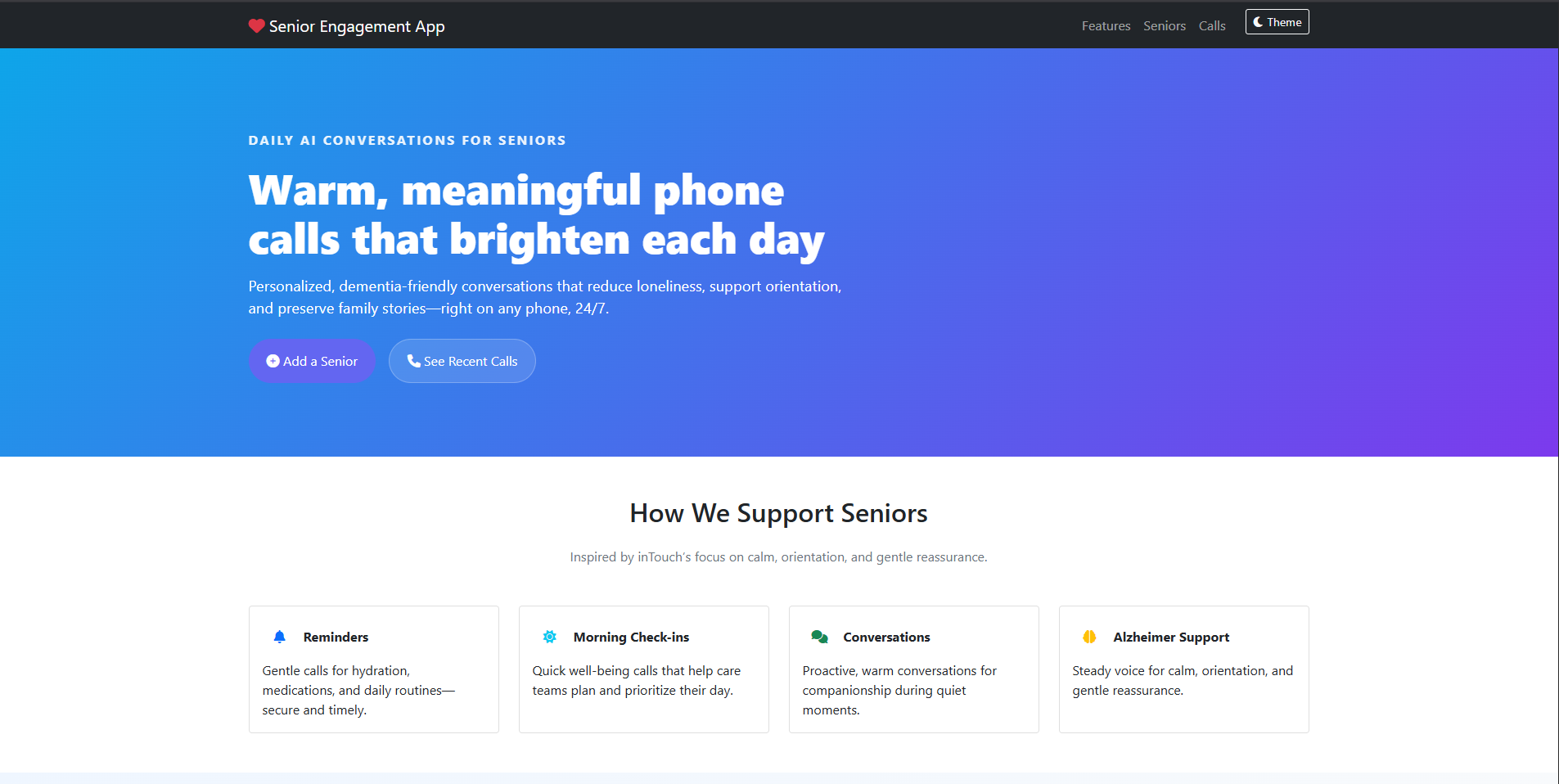 Telefonbegleiter product screenshot